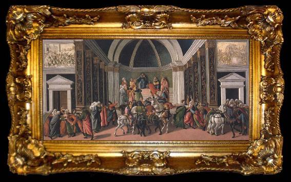 framed  Sandro Botticelli Stories of Virginia, ta009-2